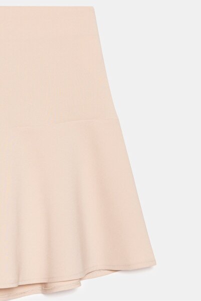 Saade Stone Women's A-Line Regular Waist Flared Woven Mini Skirt