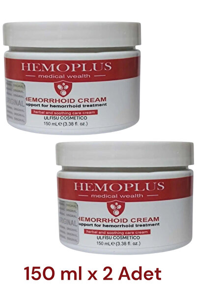 ULFİSU COSMETİCO Hemoplus Kremi 150 ml 2 Lİ AVANTAJ SETİ - Büyük Boy Hijyenik...