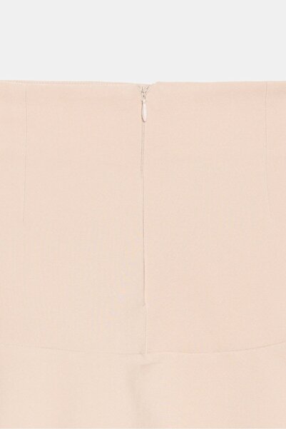 Saade Stone Women's A-Line Regular Waist Flared Woven Mini Skirt