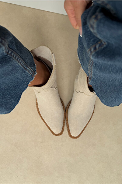 Mupa Shoes Kadın Bot BEJ SÜET