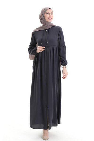 GÖZDE GİYİM Robali Ferace with Stones