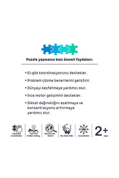 Blue Focus Eğitici Puzzle Oyun & Tamamlama Kartları - Meslekler