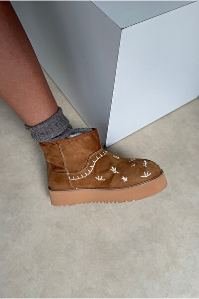 Mupa Shoes Kadın Bot CAMEL SÜET