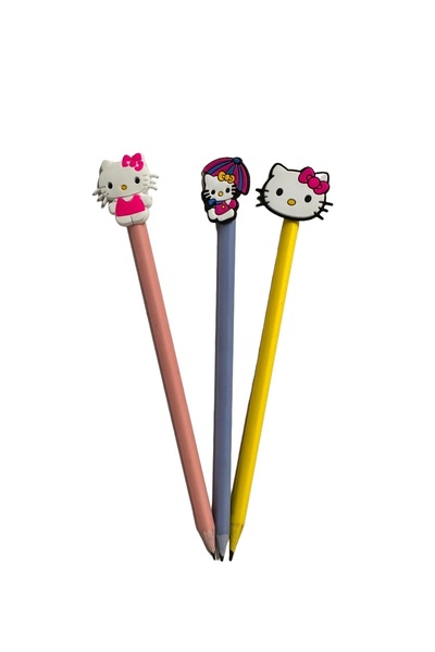 Buki'nin Atölyesi رأس قلم ثلاثي الأبعاد وقلم رصاص A06 مجموعة من 3 قطع