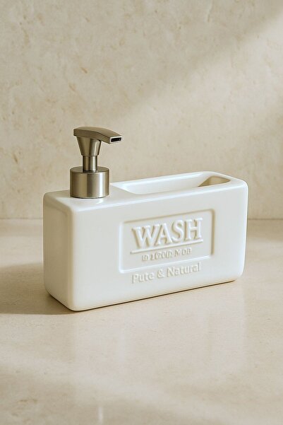 Kitchen Life Sueza Tezgah Üstü Sünger Hazneli Sıvı Sabunluk 750 Ml - Mutfak B...