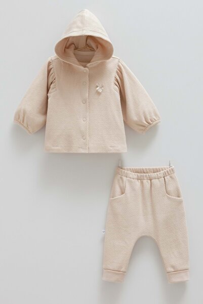 Caramell LOVE FEEL BALON KOLLU ÜÇLÜ ALT ÜST TAKIM Bej