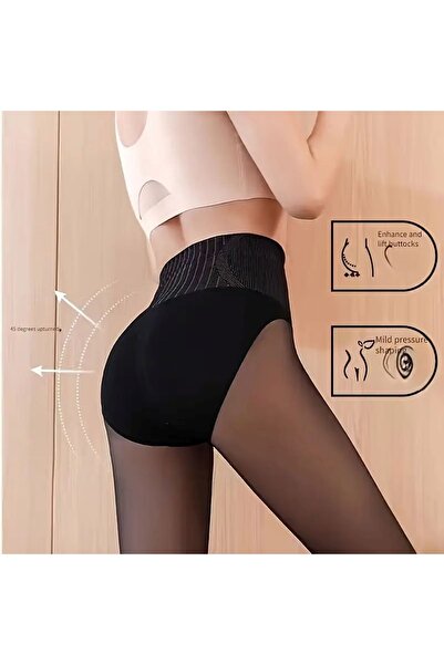 m mlinda Термични зимни чорапогащи - Slim Fit, Extra Thin Look 200 GR