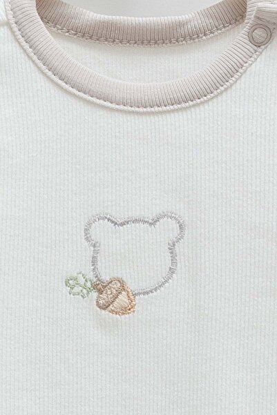 Caramell Hello Forest Double Long Sleeve Snap Body Gray