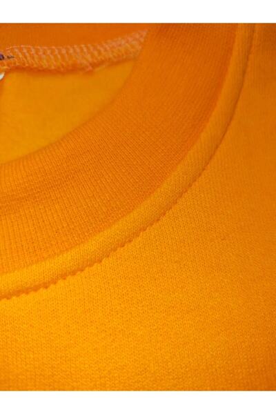 Raf Coll Παιδικό φούτερ με πορτοκαλί λαιμόκοψη Basic