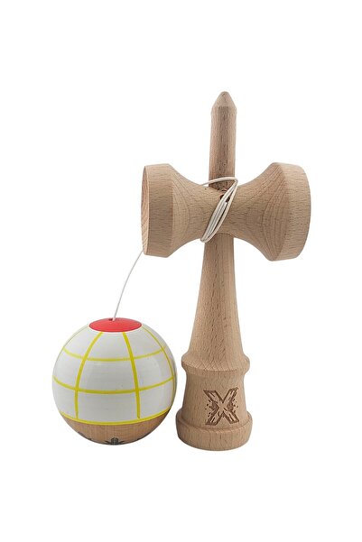 Kendama X, Originala, Profi, din lemn, Super Sticky, 18 cm, ediție limitată