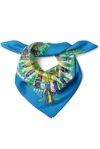 nehir eşarp Tüylerin Dansı Desen Fular Bandana 50x50 Cm
