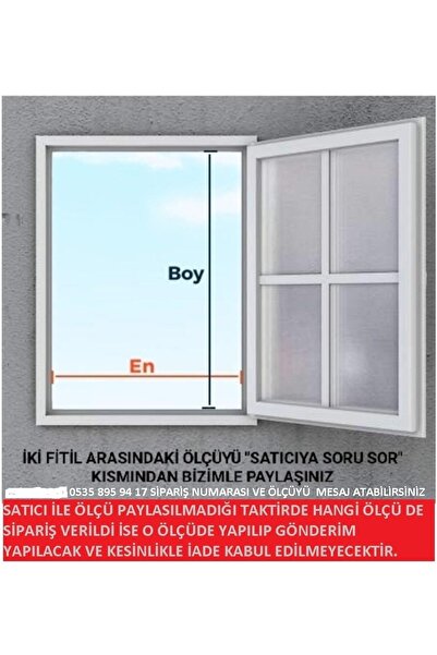 SAĞLAMYAPI Sturdy Construction 1.7X2.5 Thick Profi Hinged Fly Screen