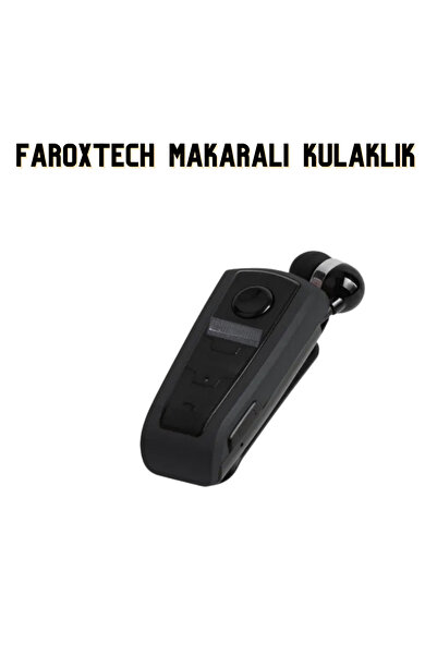 FaroxTech Makaralı Bluetooth Kulaklık | Eller Serbest | HD Ses | Otomatik Kab...