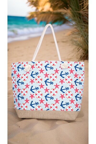 SİMEREV HALI HOME CONSEPT Τσάντα αγορών για πικνίκ στην παραλία μεγάλου μεγέθους για τον ώμο με μεγάλο όγκο, καλοκαιρινή χειμερινή επένδυση που πλένεται