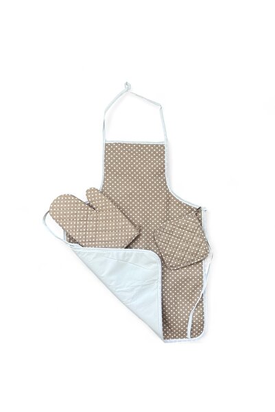 PATRU ANOTIMPURI 3-piece kitchen apron, waterproof