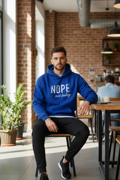 UNCİA OUTDOORS Φούτερ με κουκούλα και στάμπα, oversized, unisex