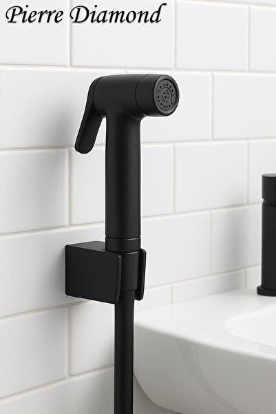 tesitay Taharet Matik Wc Matik Siyah Renk Diamond Taharet Spirali 120 Cm Taba...