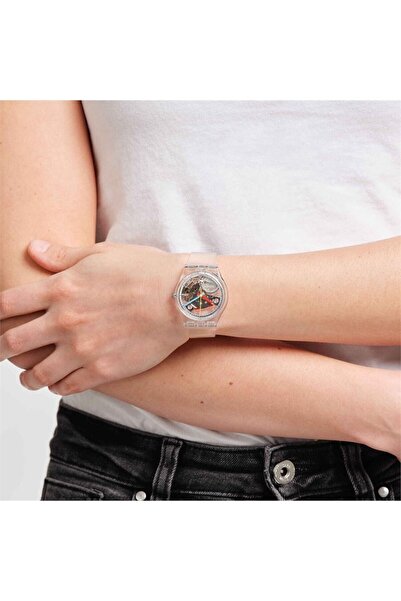 Swatch SO28K100-S06 Clearly Gent Kol Saati