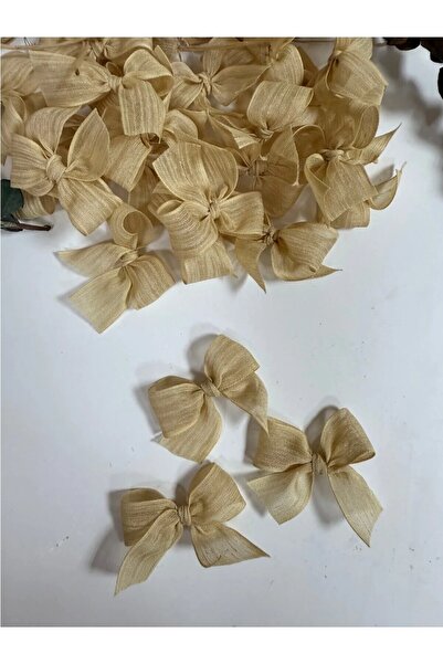 Vipfoni Hazır Fiyonk Sade Minik Keten Kurdele 25 Adet