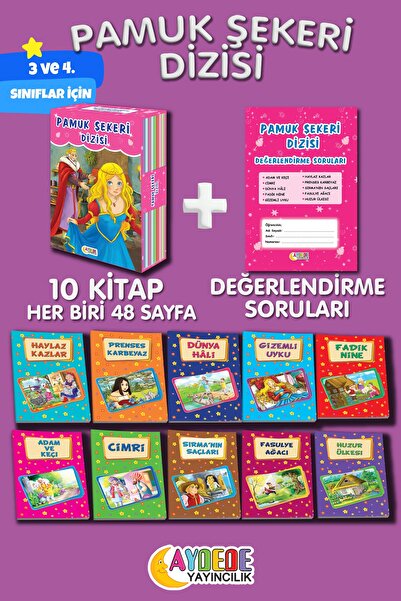 Tandem Yayınları pamuk şekeri dizisi 3. ve 4. sınıflar için öykü ve hikaye se...