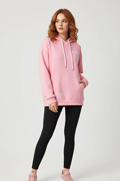 UNCİA OUTDOORS Unisex Oversize με κουκούλα και στάμπα