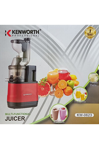 Türkiye KENWORTH Juicer 3-in-1 Multi-functional Stainless Steel Juicer for Fruits and Vegetables
