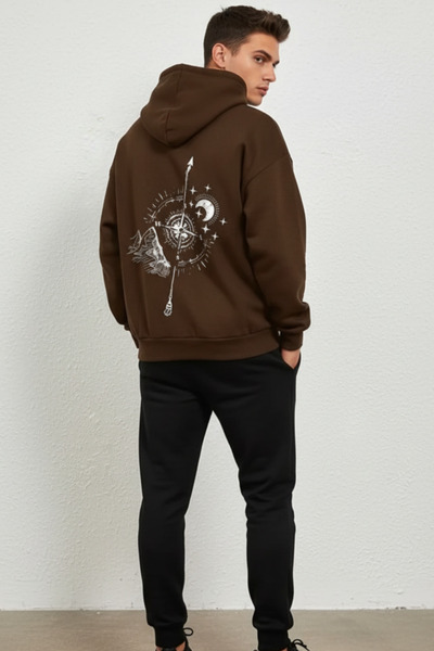 UNCİA OUTDOORS Φούτερ Unisex Oversize με στάμπα