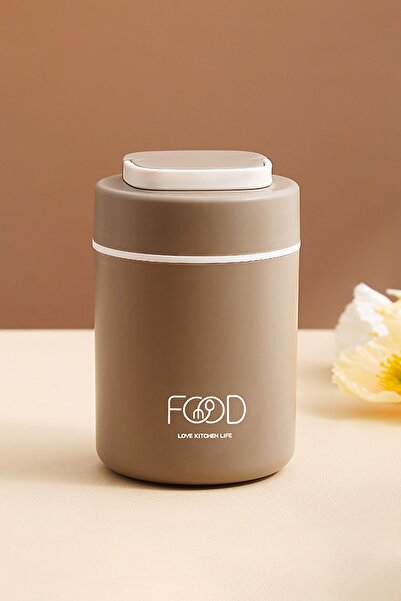 Weather Forecast 304 Steel Brown 520 ml Food Storage Container (Not Hot) Cin418Khv