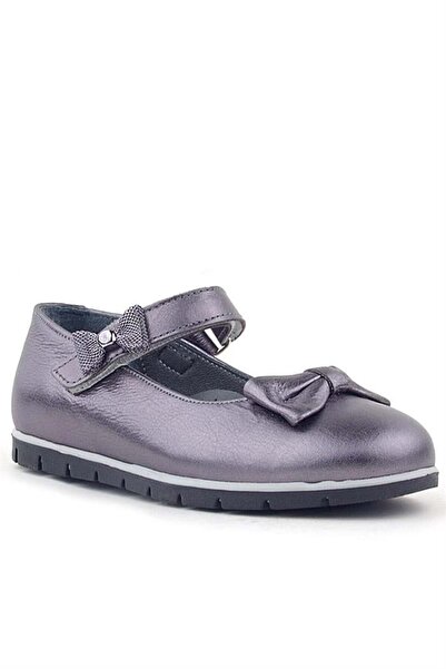 Rakerplus Справжня шкіра, платинова стрічка, детальна застібка-липучка, дитячі балетки для дівчаток