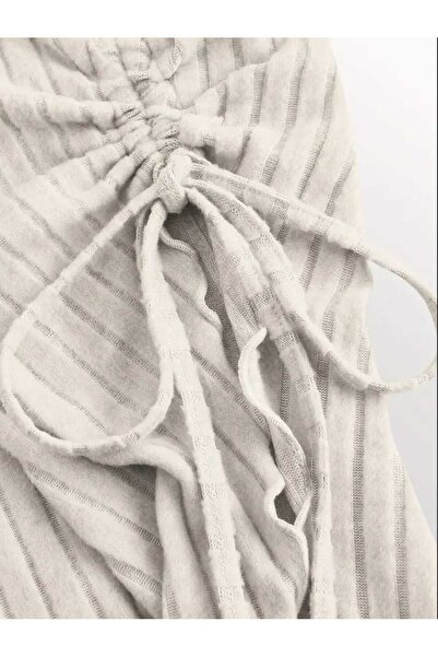 Lufthimm TOP STILAT FĂRĂ UMĂR, DESIGN FLEXIBIL CU CORDOĂ ȘI CU șireturi, PENTRU PRIMAVARA ȘI TOAMNA