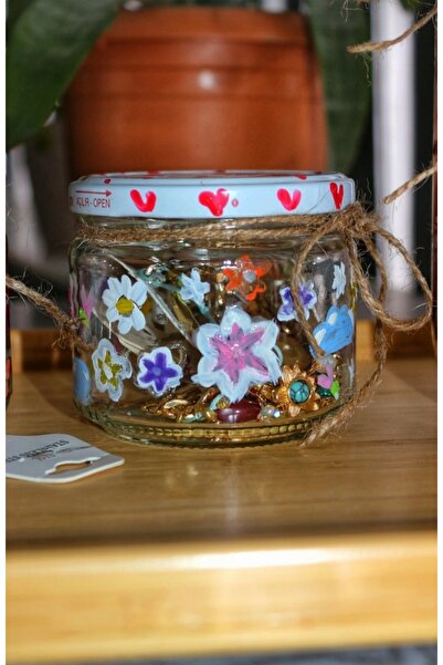 QERMA KÜPE Kavanozu ( En Az 10 Adet Küpe ) PİNTEREST GOLD SİLVER KARIŞIK Sadece Küpe Takı Kavanozu (s)