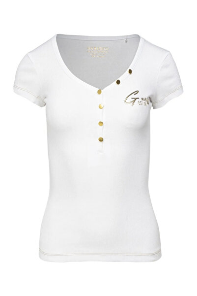 Guess Tricou Guess, alb
