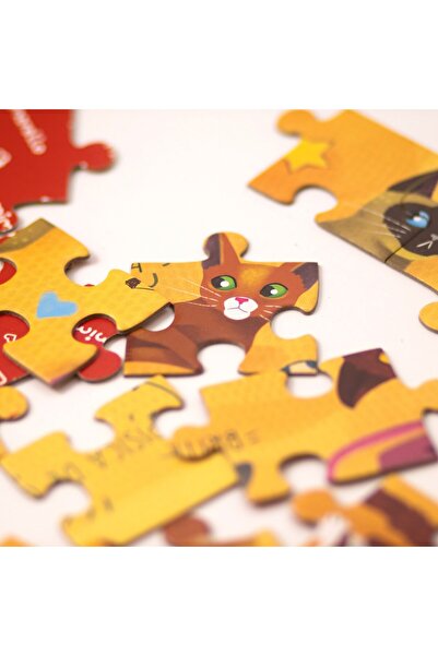 Mimorello Educational game - Puzzle - Cat World -