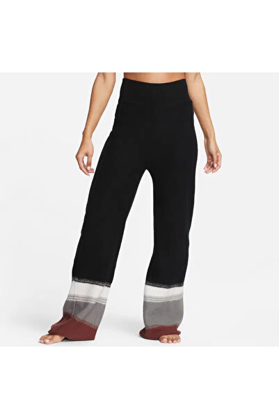 Nike Yoga Therma-FIT Adv Wool Kadın Siyah Eşofman Altı