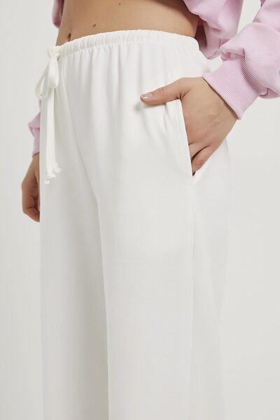 Arma Life Γυναικείο ελαστικό φαρδύ λευκό μοντέλο φούτερ