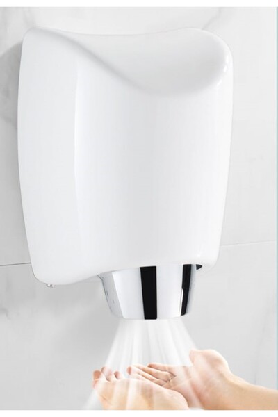 Trendy's Uscator senzor TRENDY S 1100w carcasa plastic fiabil consum redus alb Mat