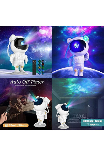 Go İthalat Astronot Galaksi Projeksiyon Lamba (784)