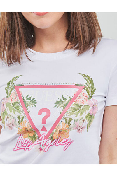 Guess Tricou Guess, alb