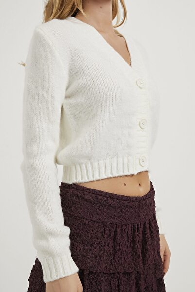 Arma Life Armalife 1108 Open Collar Short Women's Cardigan