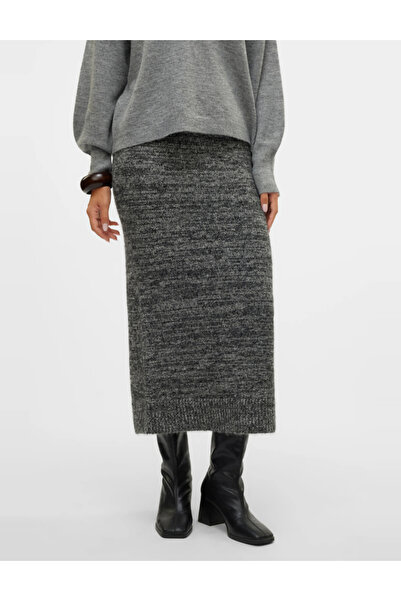 Vero Moda Vero Moda maxi skirt, grey