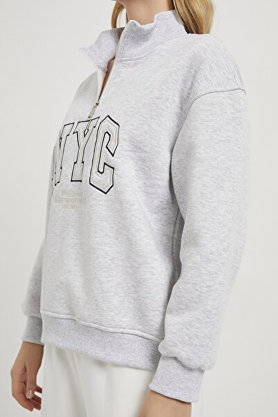 Arma Life Armalife 10490 nyc embroidered zipper women's sweat