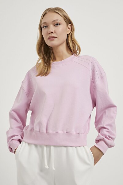 Arma Life Γυναικείο φούτερ ARMALIFE 10711 με λεπτομέρεια από πέτρα στον ώμο