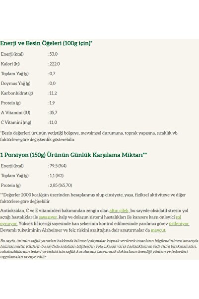 Verita Altın Çilek Yapraksız, Paket 125 gr