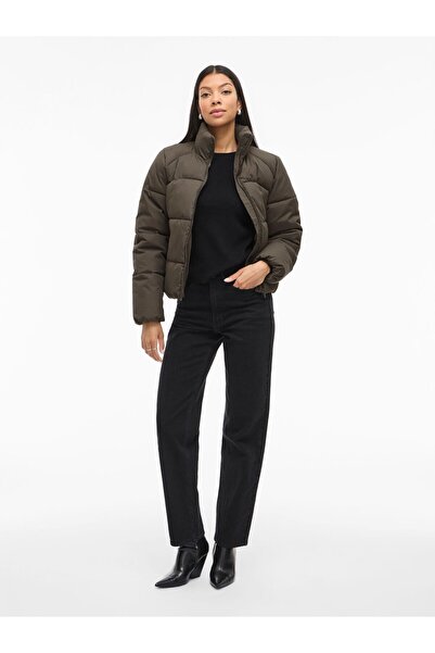 VILA Wattierte Jacke VIKARLA Stehkragen