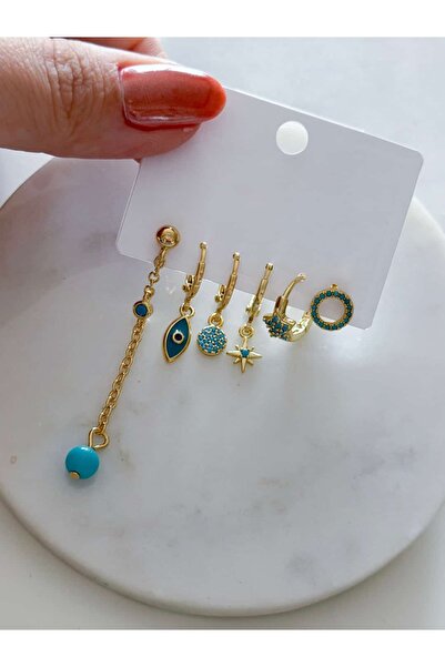 CHARMLUCKY 6 Piece Earring Set