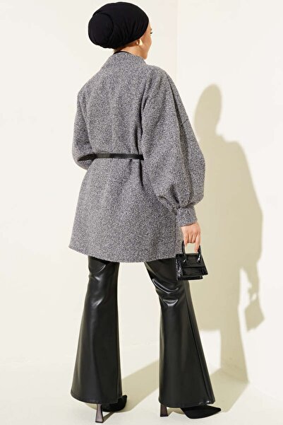 onlymoon Сірий жіночий піджак ♦ Оверсайз, зручний крій ♦ Елегантний сучасний стиль ♦ Для повсякденних і офісних комбінацій