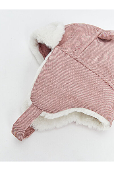 LC Waikiki Plush Lined Baby Girl Beanie (W5)