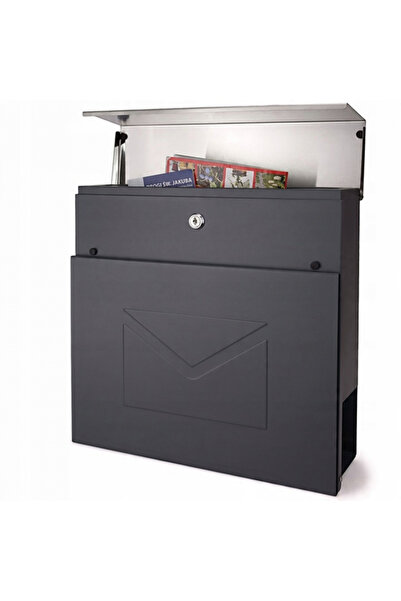 ORYX Stainless Steel Mailbox with Newspaper Compartment – Elegant Design, Easy Installation SN 3691-1