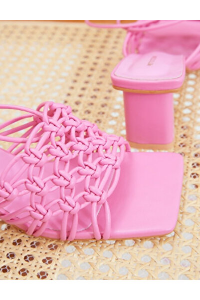 Pretty Little Thing PRETTYLITTLETHING Heeled Sandals, pink