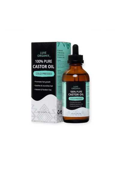 LUXE زيت كاسترول النقي 100% معصور على البارد 120 مل